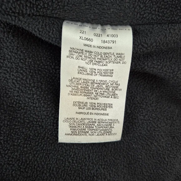 Ladies Columbia Black Hooded fleece lined Jacket - Picture 5 of 5